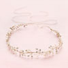delicate pearl and crystal gold hair vine for rent