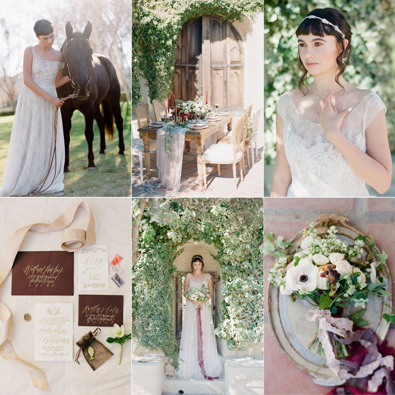 spanish marsala southern california wedding inspiration