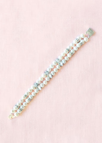Midnight Garden Pearl Bracelet