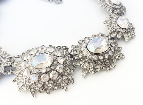 Sunburst Crystal Necklace