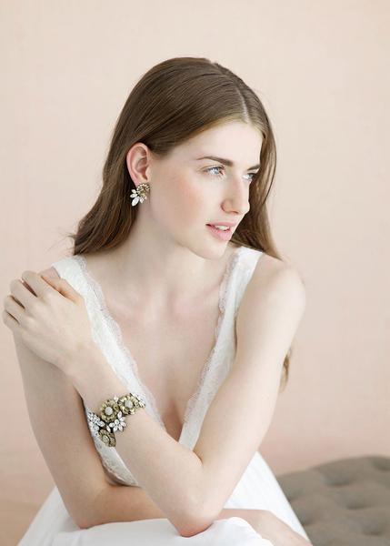 Crystal Bouquet Bracelet