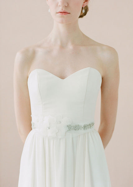 Crystal Floral Belt