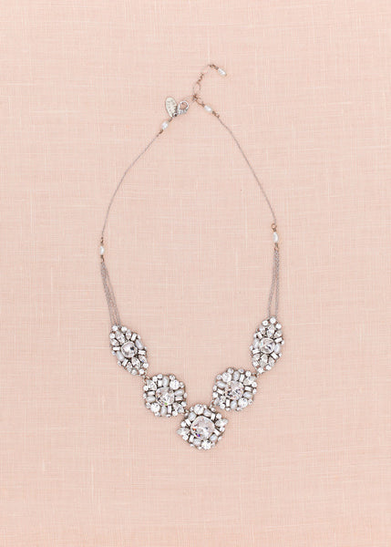 Crystal Statement Necklace (N211)