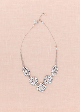 Crystal Statement Necklace (N211)
