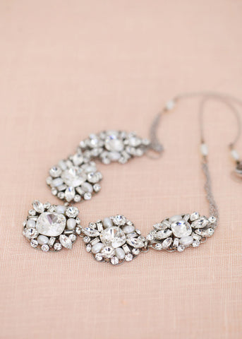 Crystal Statement Necklace (N211)