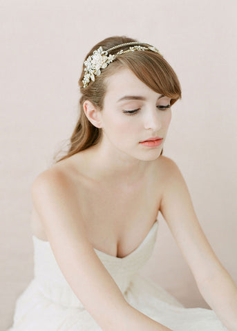 Double Band Golden Tiara