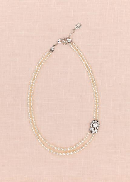 Double Strand Pearl Necklace
