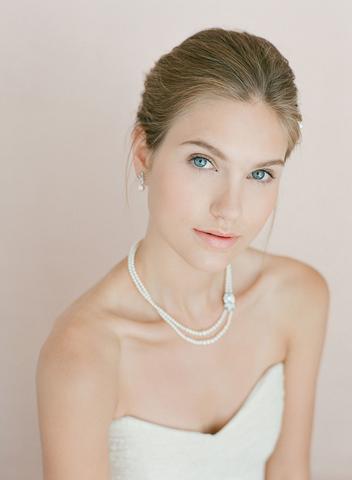Double Strand Pearl Necklace