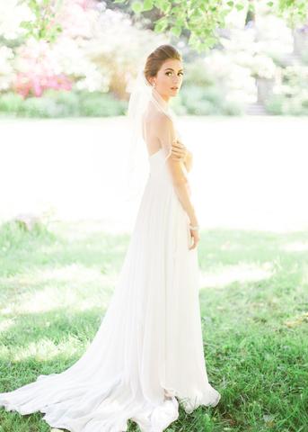 Leila Ribbon Veil (Waist)