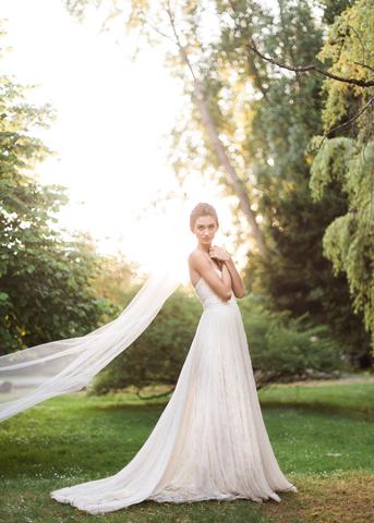 Lily Single Layer Chapel Veil