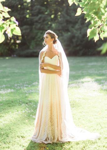 Magnolia Lace Chapel Veil