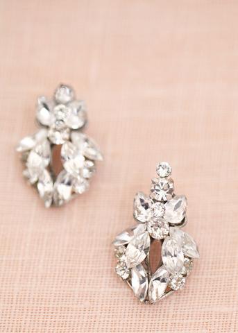 Navette Stud Earrings