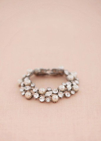Pearl & Crystal Bracelet