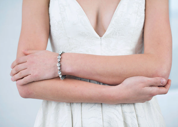 Ben-Amun round gala crystal bracelet