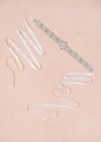 Sparkled Fleur Sash