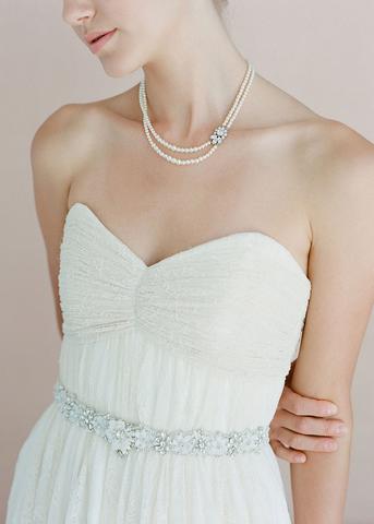 Sparkled Fleur Sash
