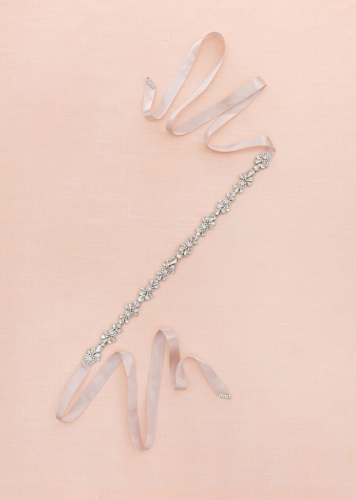 Sparkled Skinny Sash