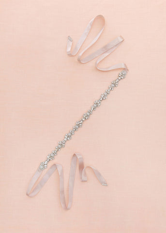 Sparkled Skinny Sash