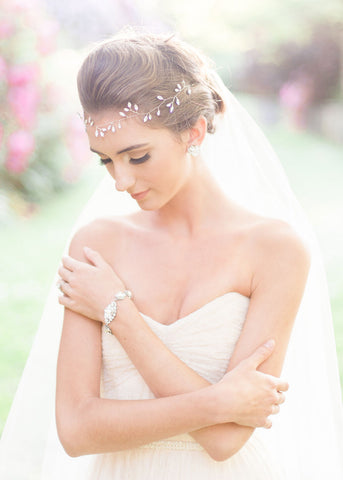 Sparkling Crystal Hair Vine