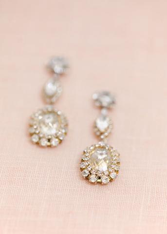 Triple Drop Chandelier Earrings