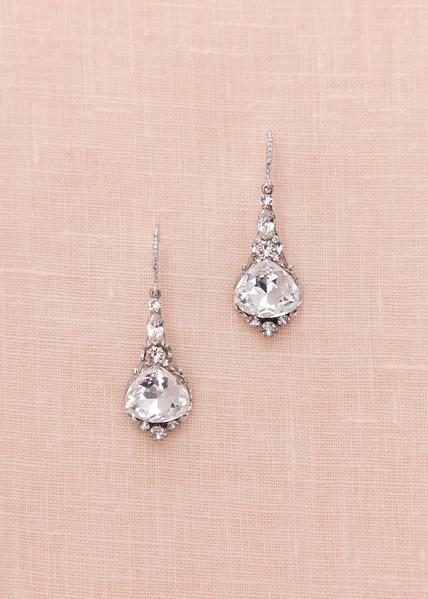 Vintage Crystal Drop Earrings